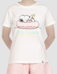 تیشرت زنانه اسنوپی روی آب