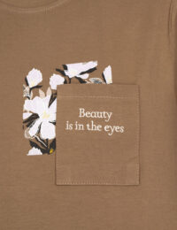 تیشرت زنانه جیب دار بهاره - تصویر 2