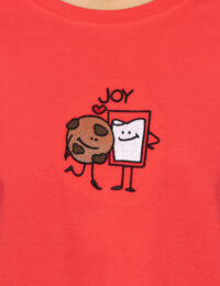 تیشرت زنانه گلدوزی زیبا - تصویر 2