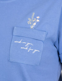 تیشرت زنانه گلدوزی پری - تصویر 2