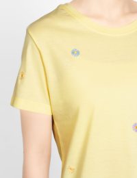 تیشرت زنانه گلدوزی گلرنگ - تصویر 2