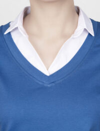 پولوشرت زنانه یقه نساجی نسار - تصویر 2