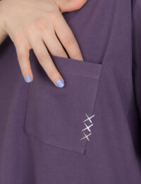 تیشرت زنانه گلدوزی مبینا - تصویر 2