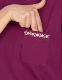 تیشرت زنانه گلدوزی تسلا - تصویر 2