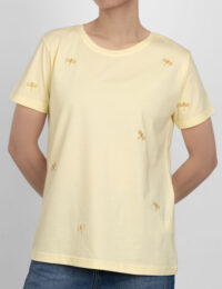 تیشرت زنانه گلدوزی سنجاقک