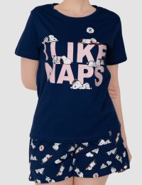 تیشرت زنانه چاپدار اسنوپی تنبل - تصویر 5