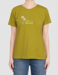 تیشرت زنانه گلدوزی محیا