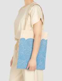 ساک خرید پارچه ای موج - تصویر 2