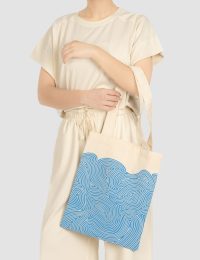 ساک خرید پارچه ای موج - تصویر 3