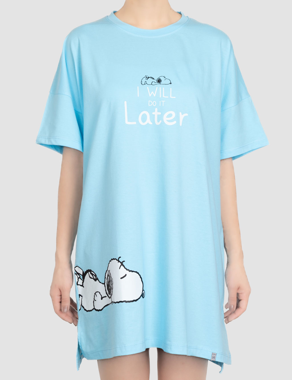 پیراهن-زنانه-چاپدار-اسنوپی-بازیگوش (4) پیراهن زنانه چاپدار اسنوپی بازیگوش - تصویر 1