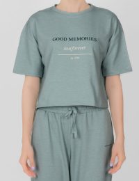 تیشرت زنانه چاپدار گلایل