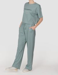 تیشرت زنانه چاپدار گلایل - تصویر 3