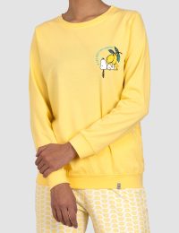 بلوز زنانه چاپدار اسنوپی و لیمو