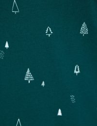 بلوز زنانه چاپدار درخت کاج - تصویر 2