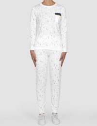 شلوار زنانه چاپدار ماه و ستاره - تصویر 4