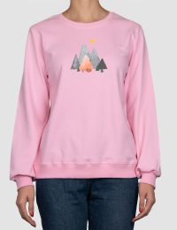 بلوز زنانه چاپدار کوه رنگی