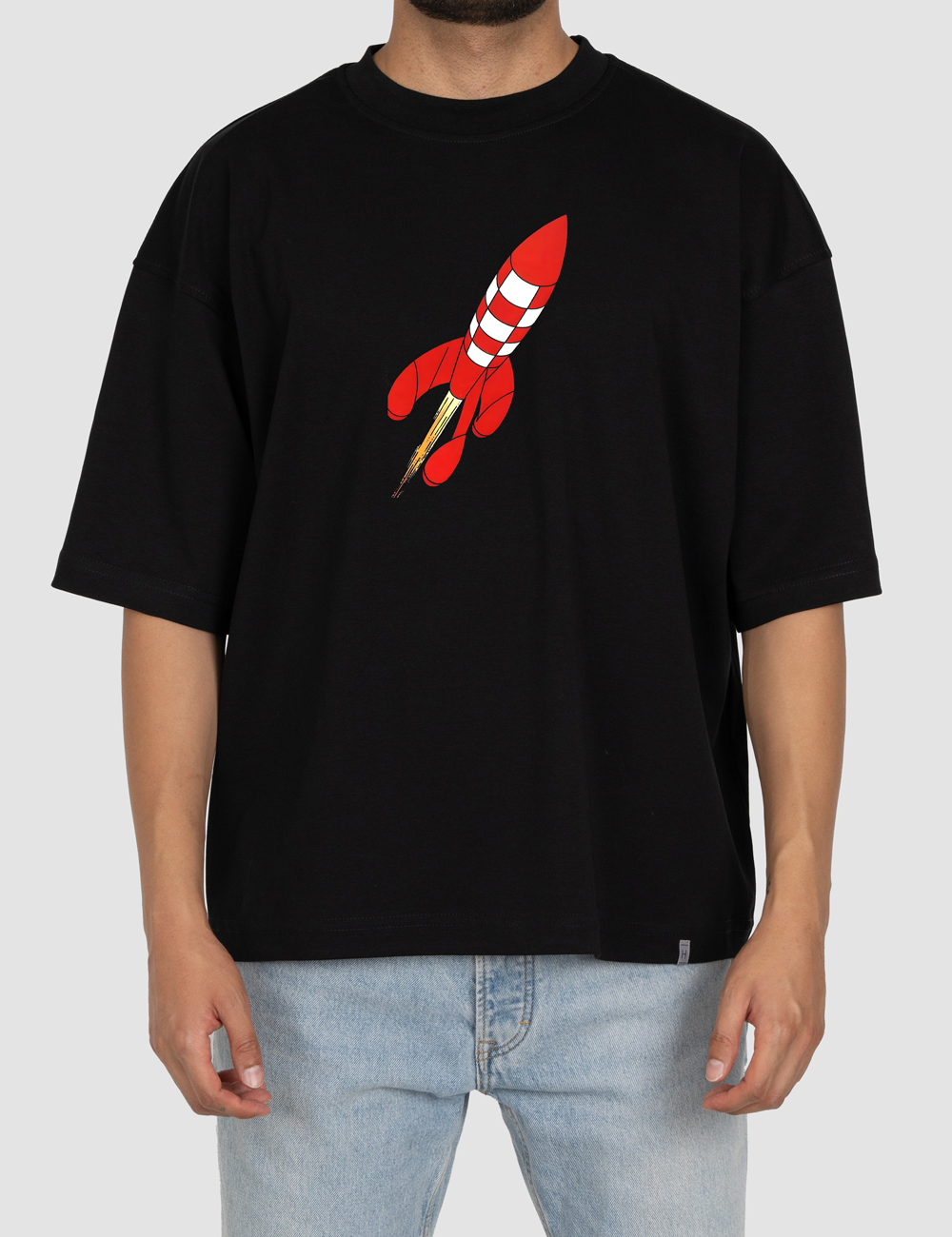 تیشرت-باکسی-موشک-و-تن-تن تیشرت باکسی موشک و تن تن - تصویر 1