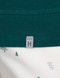 بلوز زنانه چاپدار درخت کاج - تصویر 4