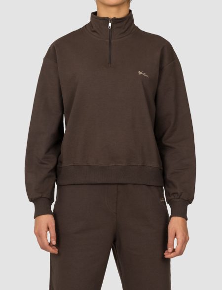 بلوز زنانه نیم زیپ محنا