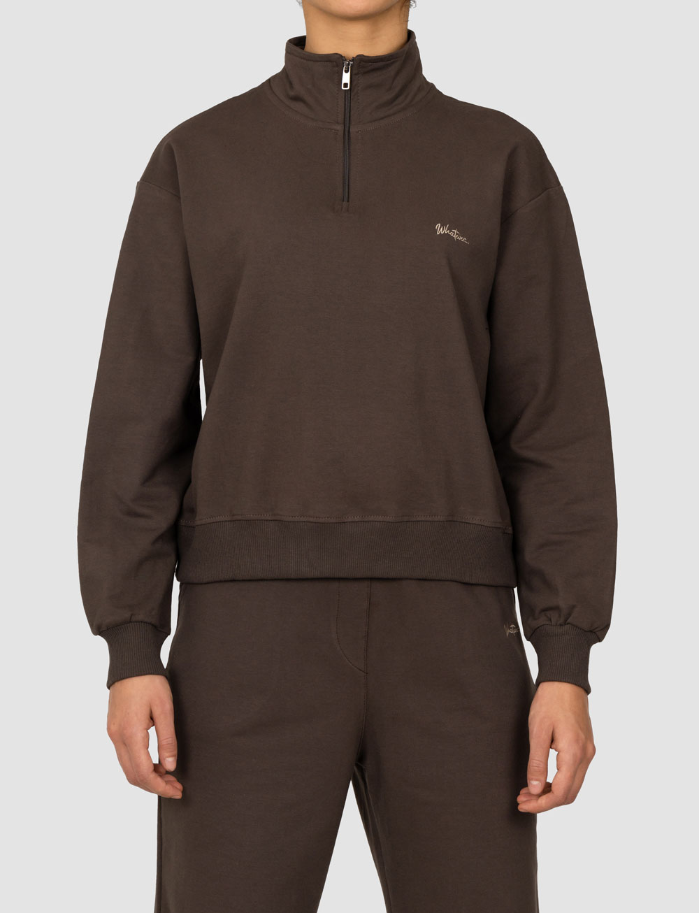 بلوز-زنانه-نیم-زیپ-محنا (2) بلوز زنانه نیم زیپ محنا - تصویر 1