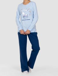 بلوز زنانه چاپدار صبحانه با اسنوپی - تصویر 4