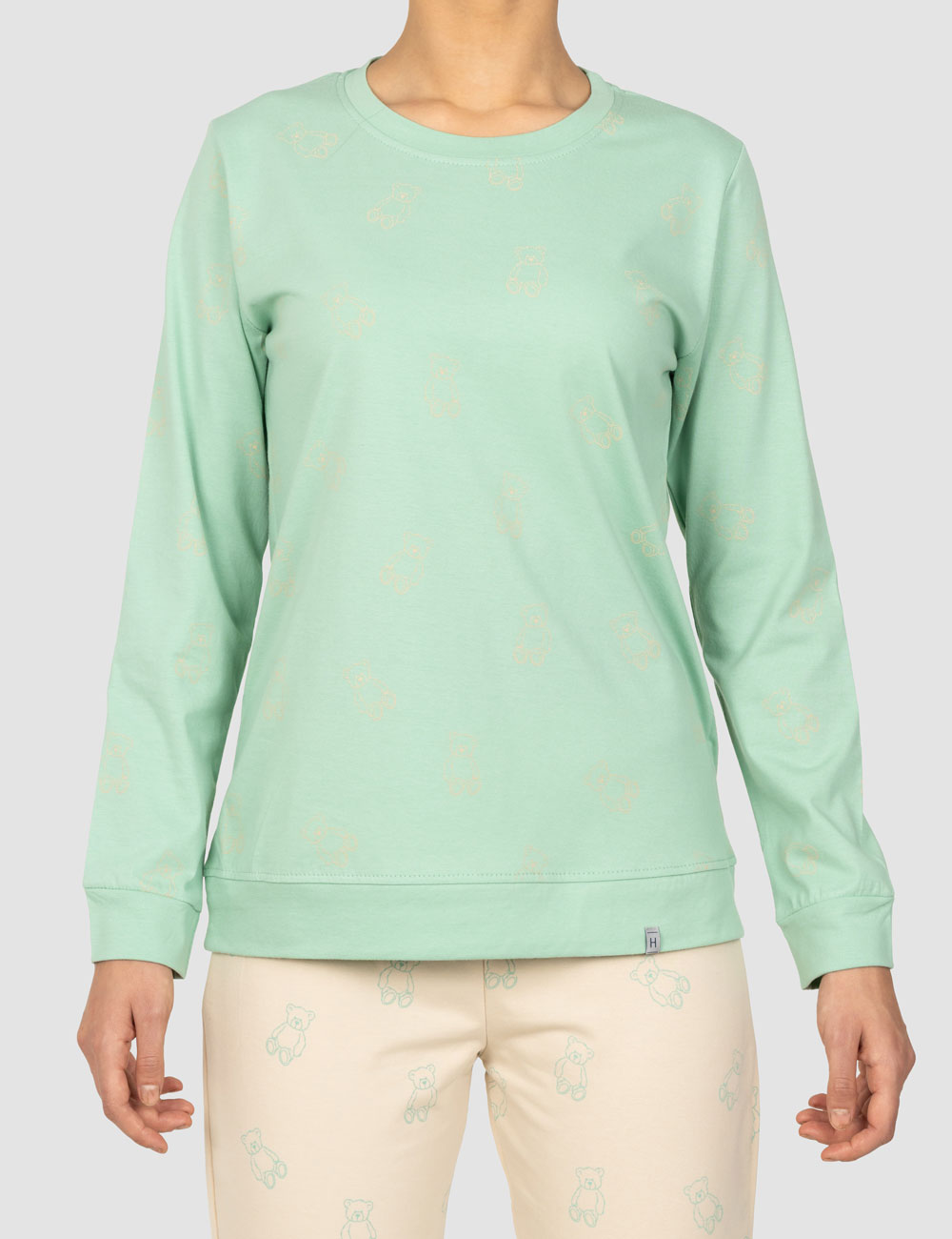 بلوز-زنانه-چاپدار-خرس-زیبا (3) بلوز زنانه چاپدار خرس زیبا - تصویر 1