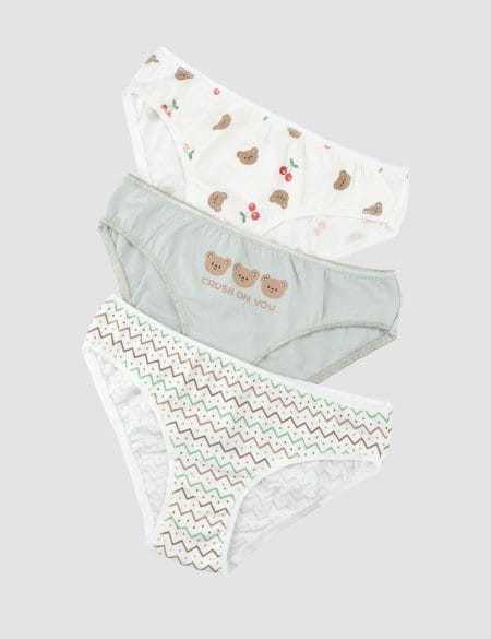 پک 3 تایی شورت زنانه تدی زیرک