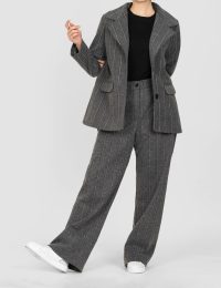 شلوار زنانه راه راه مینا - تصویر 4