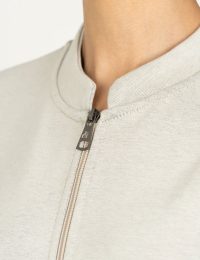 بامبر جکت زنانه چاپدار فریبا - تصویر 2