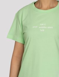 تیشرت زنانه چاپدار گلاره - تصویر 2