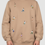 بلوز دورس چاپی پترن ورزشی