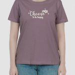 تیشرت زنانه چاپدار چکامه