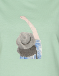 تیشرت زنانه چاپدار گلناز - تصویر 2