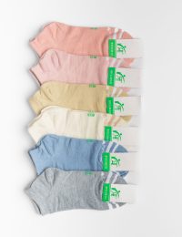 جوراب زنانه مچی دو خط قلبی - تصویر 2