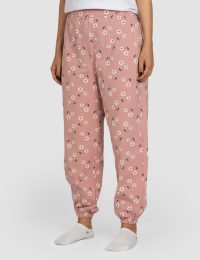 شلوار زنانه چاپدار بنفشه