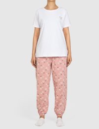 تیشرت زنانه چاپدار بنفشه - تصویر 3