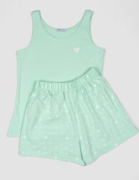 تاپ زنانه چاپدار قلب - تصویر 3