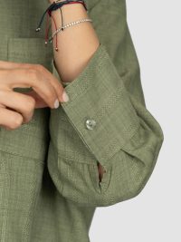 شومیز زنانه تمام دکمه سارا - تصویر 3