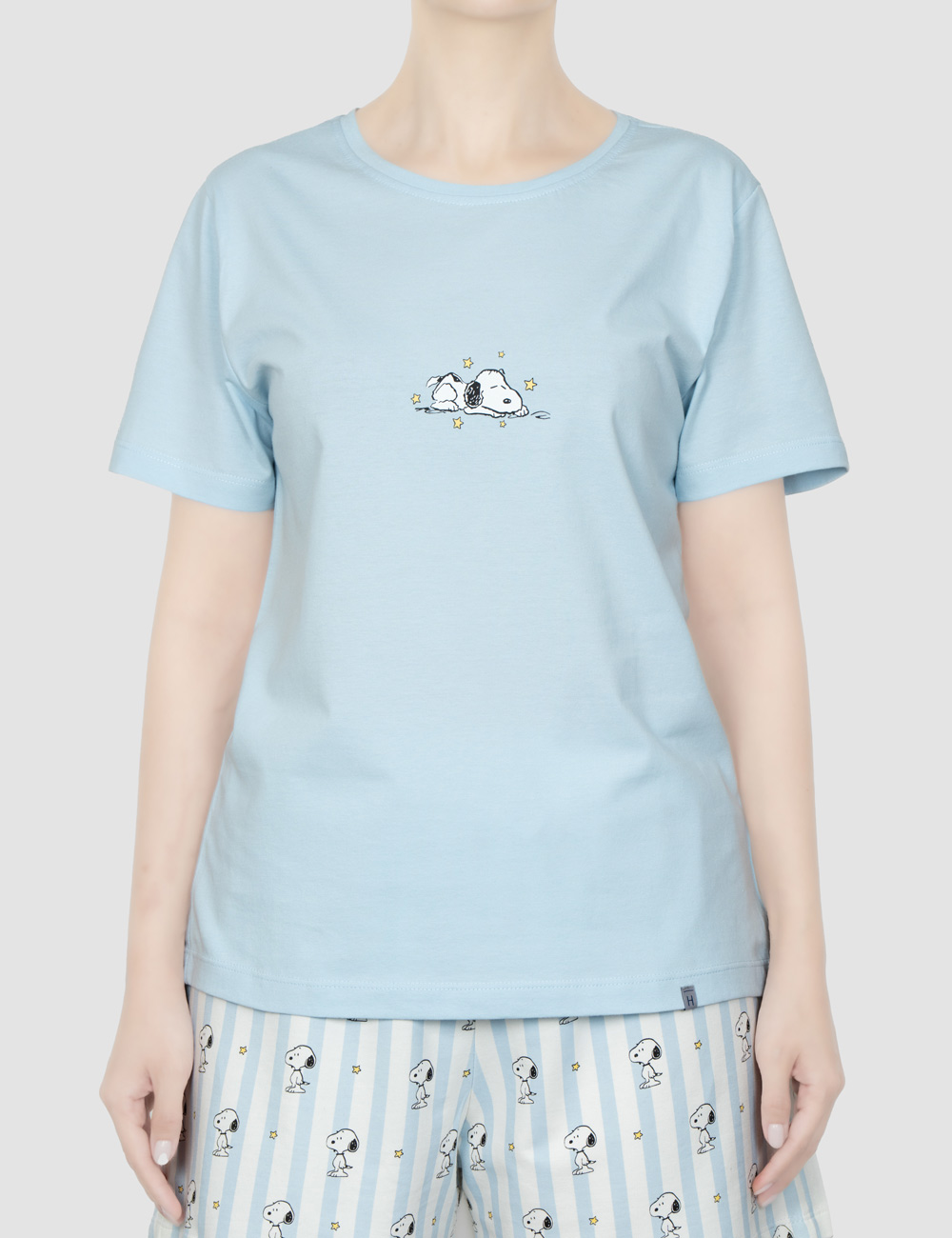 1تیشرت-زنانه-چاپدار-اسنوپی-خوابالو تیشرت زنانه چاپدار اسنوپی خوابالو - تصویر 1