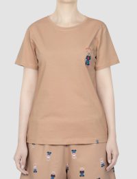 تیشرت زنانه چاپدار تدی زیرک