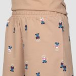 شورتک زنانه چاپدار تدی زیرک