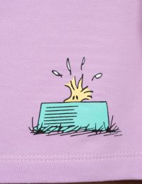 شورتک زنانه چاپدار اسنوپی و موسیقی - تصویر 2