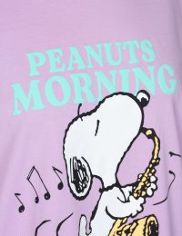 تیشرت زنانه چاپدار اسنوپی و موسیقی - تصویر 3