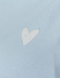 تاپ زنانه چاپدار قلب - تصویر 2