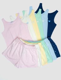 تاپ زنانه چاپدار قلب - تصویر 5