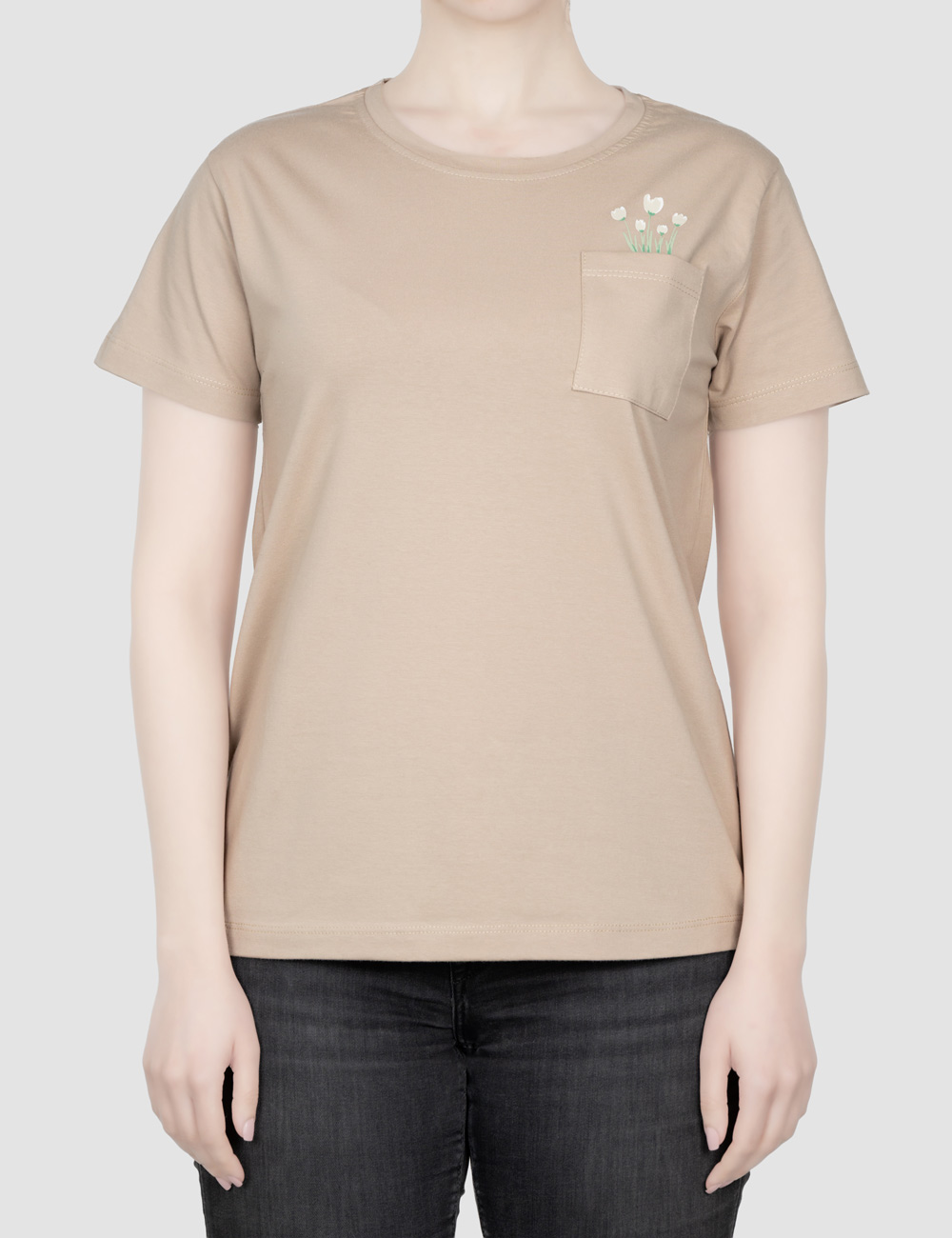 تیشرت-زنانه-چاپدار-آلاله (7) تیشرت زنانه چاپدار آلاله - تصویر 1