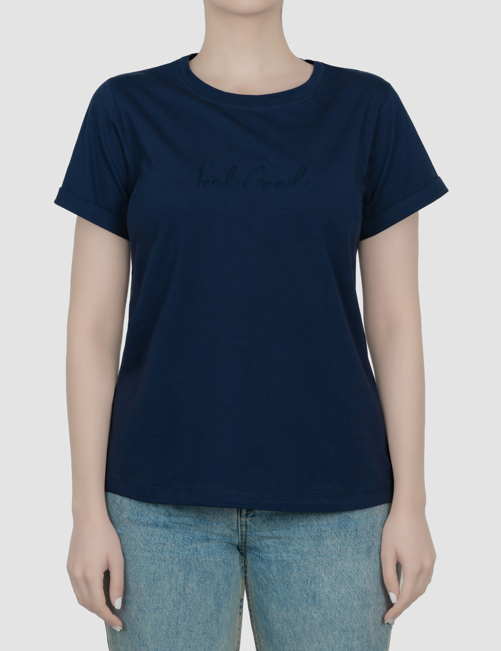 تیشرت-زنانه-گلدوزی-فرزانه (1) تیشرت زنانه گلدوزی فرزانه - تصویر 1