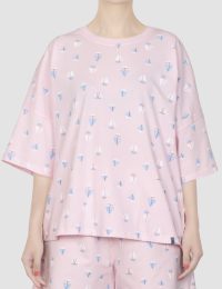 تیشرت زنانه چاپدار قایق