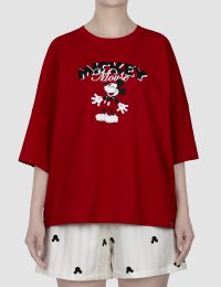 شورتک زنانه چاپدار میکی شاد - تصویر 3