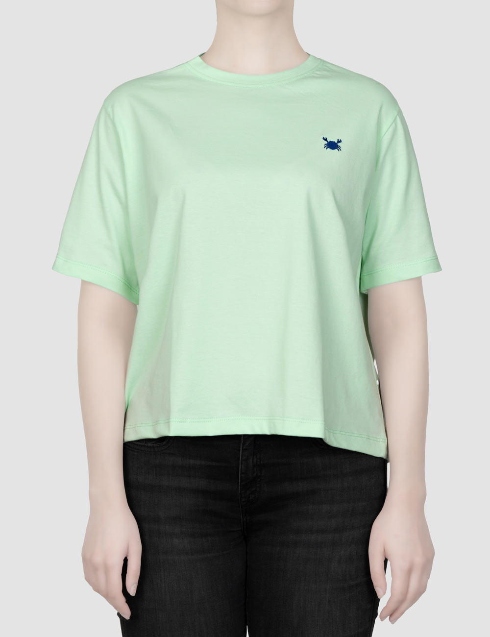 تیشرت-زنانه-گلدوزی-خرچنگ (8) تیشرت زنانه گلدوزی خرچنگ - تصویر 1